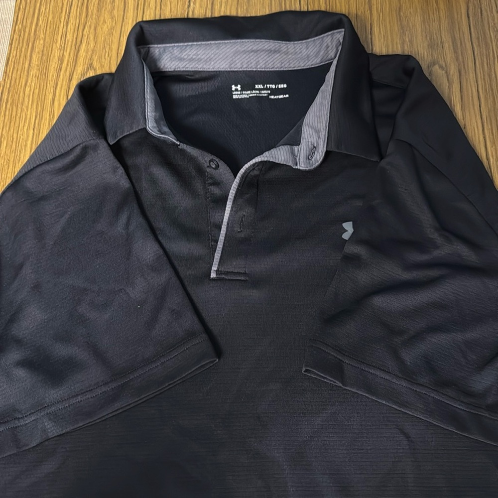 Men Short sleeve shirt, XXL, Black